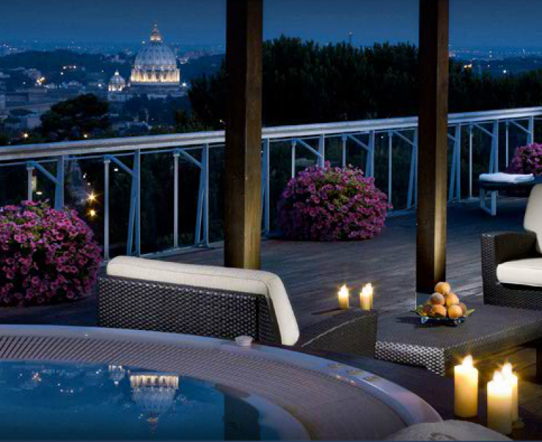 Свадьбы в Италии, Роскошный отель с панорамным видом, Рим, с Italia Viaggi