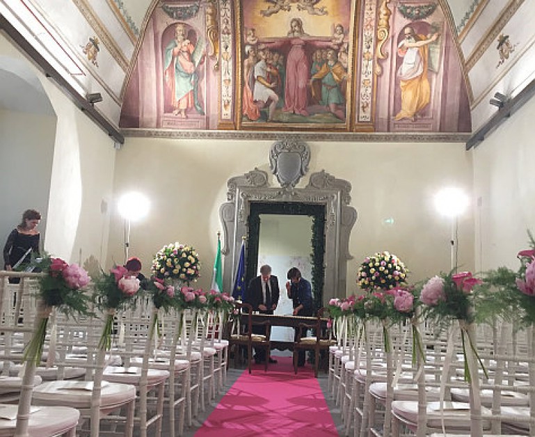 Свадьбы в Италии, Ареццо и провинция, Официальная в городе, с Italia Viaggi. Фото 5