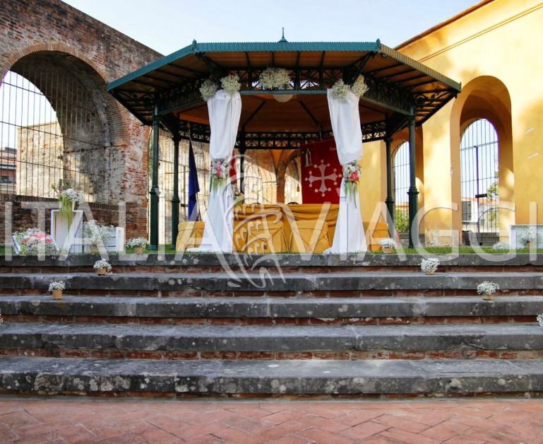 Свадьбы в Италии, Сад крепости, Пиза, с Italia Viaggi