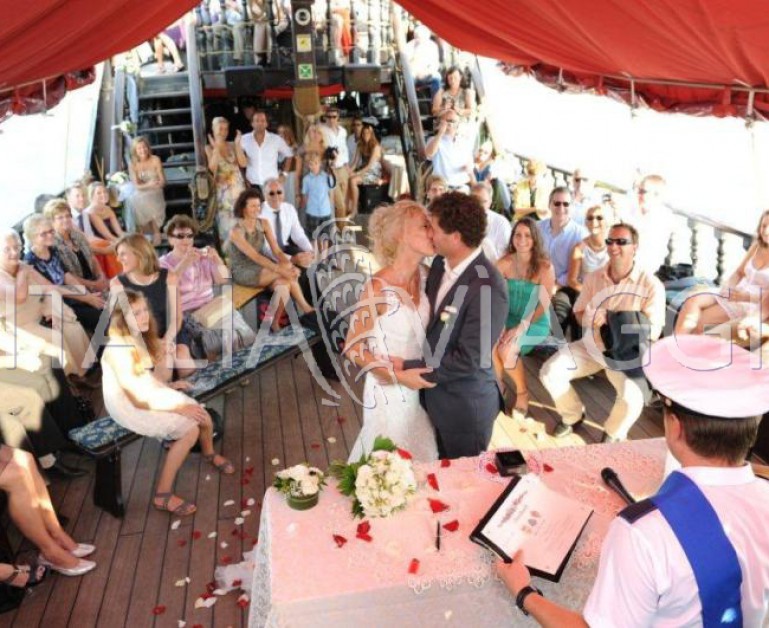 Свадьбы в Италии, Венеция, На пиратском галеоне, с Italia Viaggi
