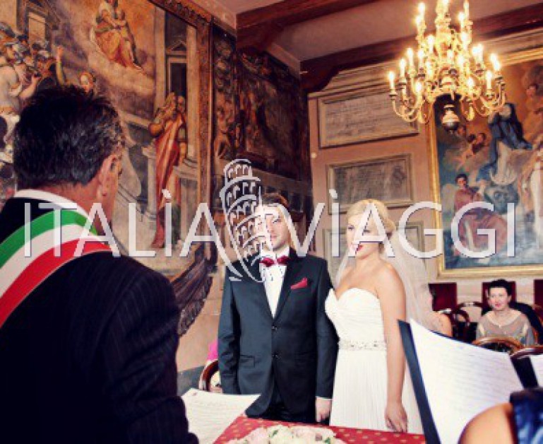 Свадьбы в Италии, Тиволи, Официальная церемония, с Italia Viaggi