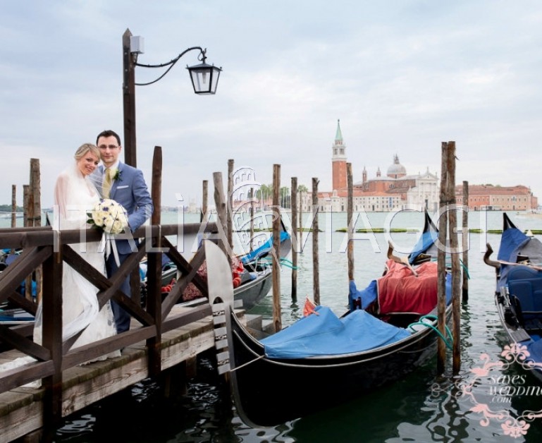 Свадьбы в Италии, Венеция, На гондоле, с Italia Viaggi
