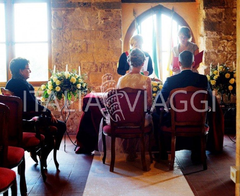 Свадьбы в Италии, Таормина, Официальная церемония в Палаццо Дука, с Italia Viaggi